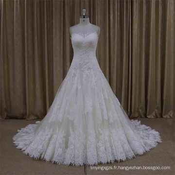 Robe de mariée en styel coréenne faite sur mesure